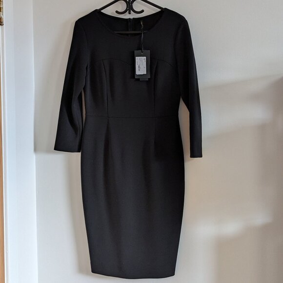 NWT 🇮🇪 Imperial Black Pencil Dress - Size Large - Picture 2 of 6